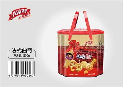 兴富利800g法式罐装曲奇