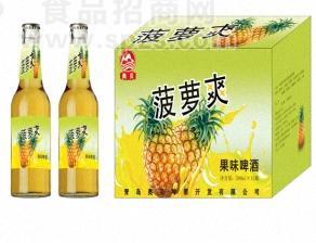 果味啤酒批發(fā)樂平|瑞金500毫升菠蘿啤代理