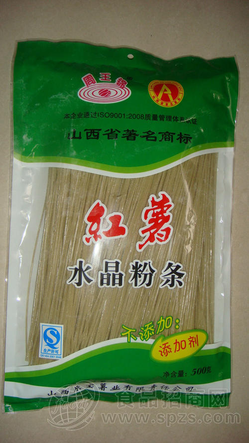 纯红薯水晶粉条500g