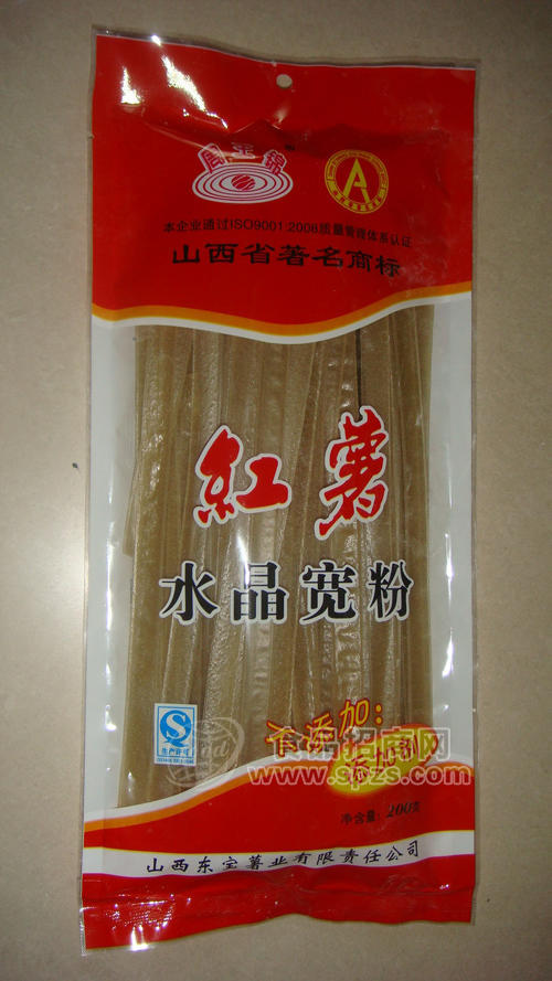 纯红薯水晶宽粉200g