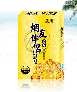 紫川润喉糖含片-烟友伴侣含片22粒38克
