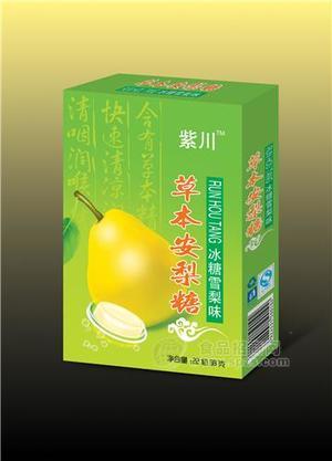 紫川 草本安梨糖22粒38克 功能糖果