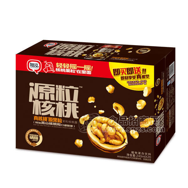 ·源粒核桃  240mlx20植物蛋白饮料 