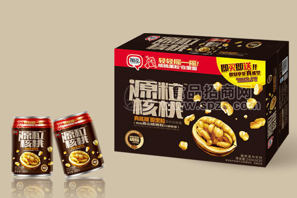 ·源粒核桃  240mlx20植物蛋白饮料 