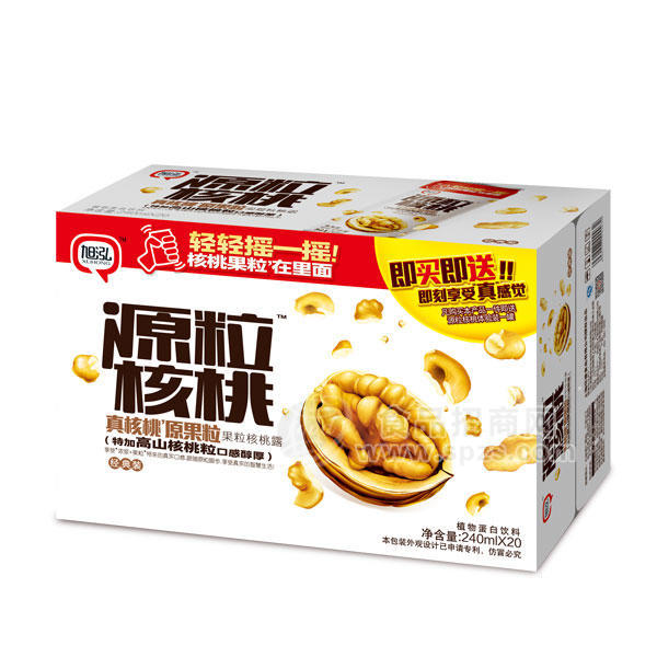 ·源粒核桃  果粒核桃露240mlx20 