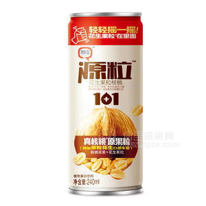 源粒1+1  花生果粒核桃露240ml