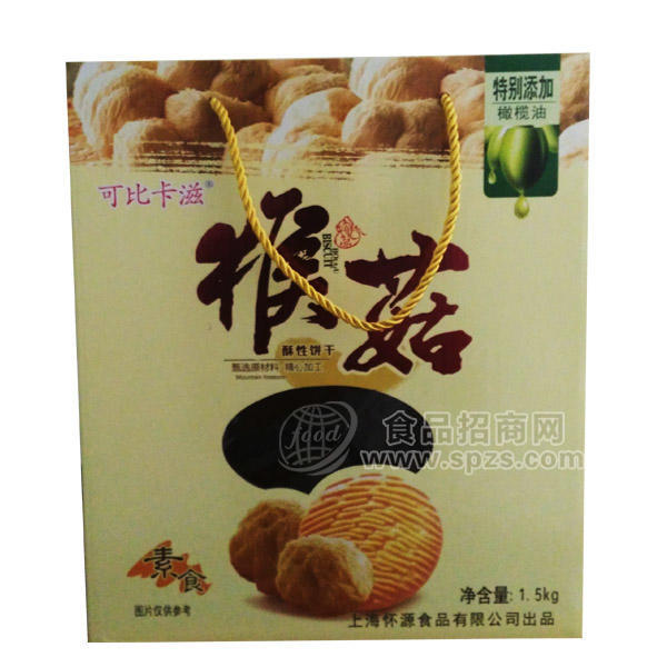 ·可比卡兹  猴菇饼干（规格1.5KG） 
