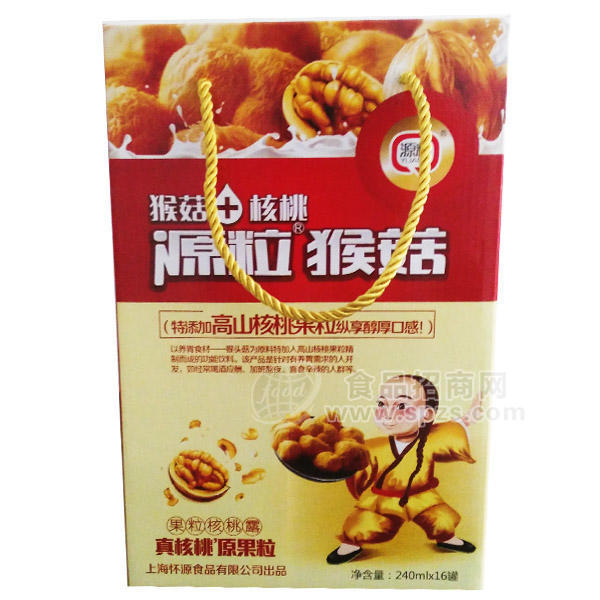 ·源粒 猴菇  240mlx16罐 