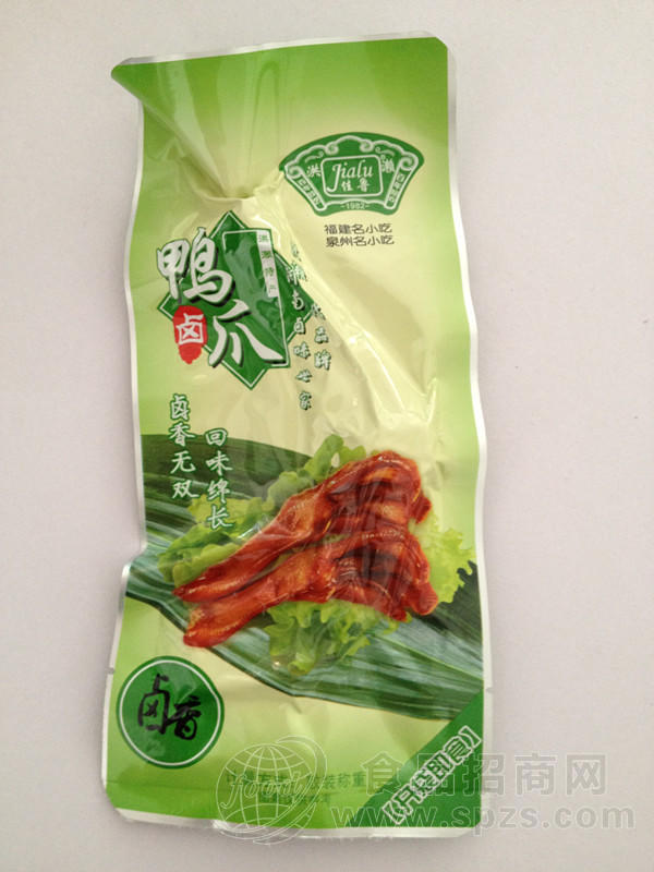 鸭爪真空包装单只