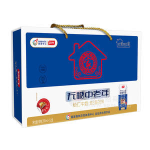 松仁牛奶復(fù)合蛋白飲料 中老年無糖型禮盒200mlx12盒