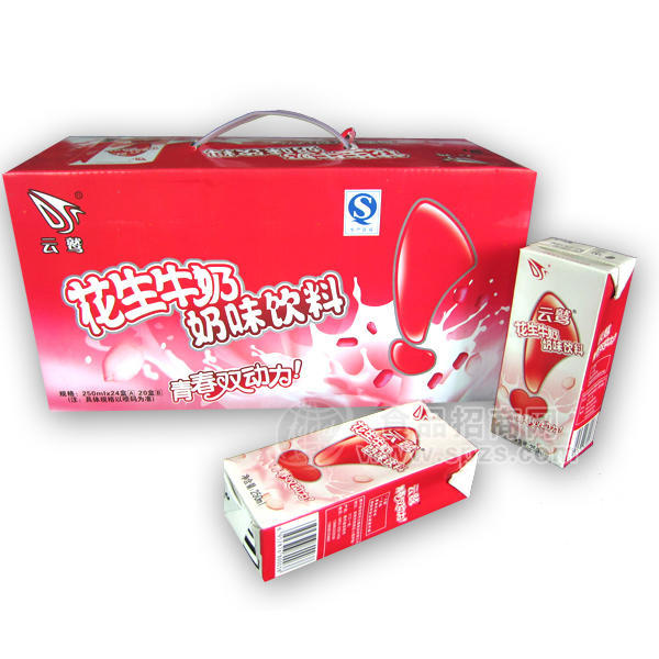 云鷲 花生牛奶奶味飲料 250mlx24盒