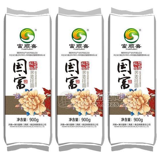塑包900g国富荞麦挂面