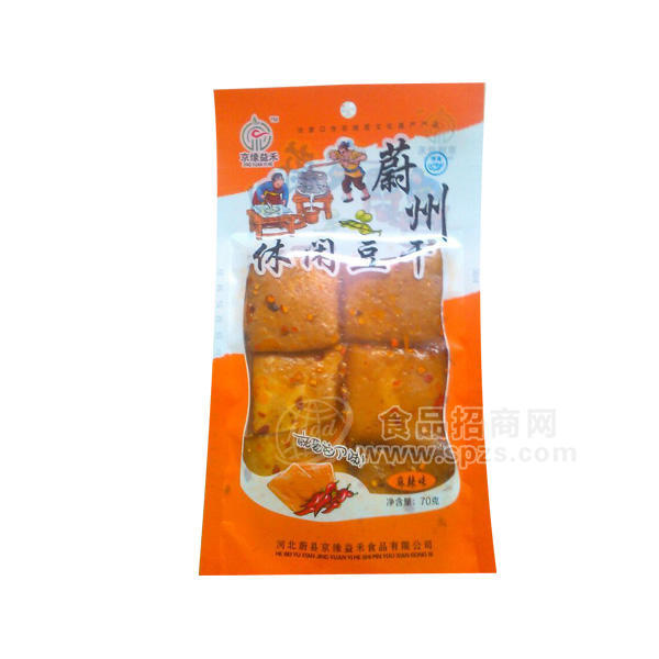 ·京缘益禾 休闲食品 麻辣味休闲豆干 70g 