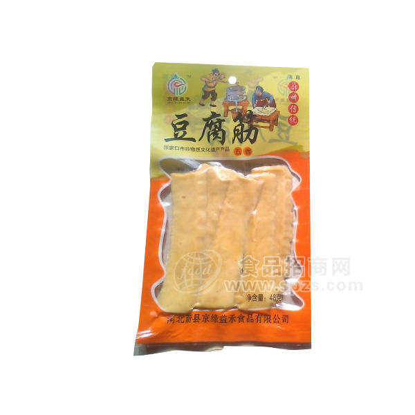 ·京缘益禾 豆制品 五香豆腐筋 48g 