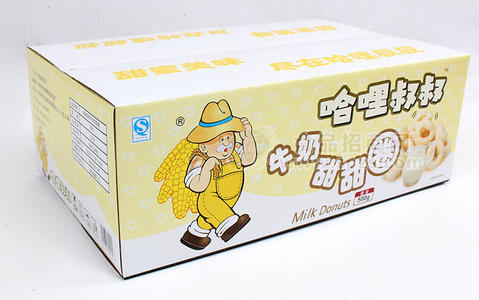 哈哩叔叔牛奶甜甜圈  麦香鸡味块