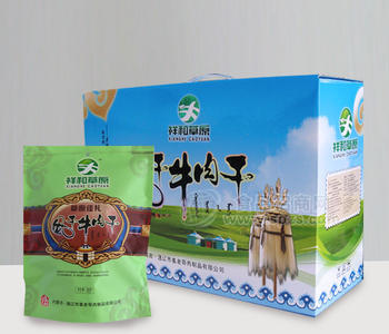 风干牛肉干礼品盒