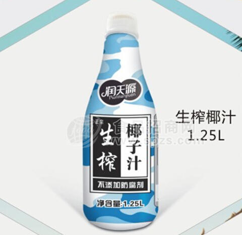 生榨椰子汁植物蛋白饮料1.25L