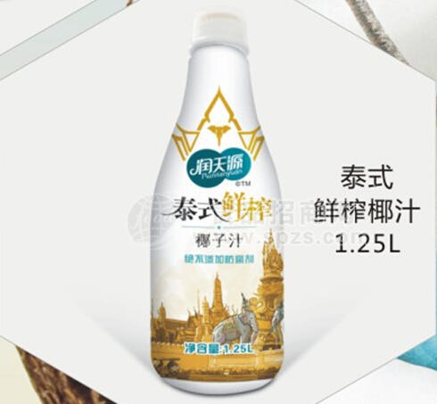 泰式鲜榨椰子汁 植物蛋白饮料 1.25L