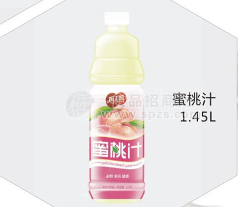 润天源果汁饮料 蜜桃汁1.45L