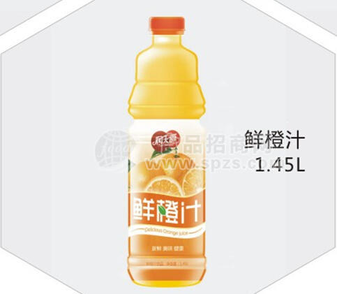 潤(rùn)天源果汁飲料 鮮橙汁1.45L