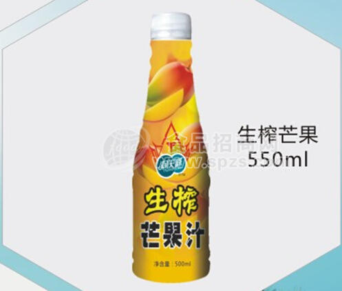 生榨芒果汁 果汁飲料550ML