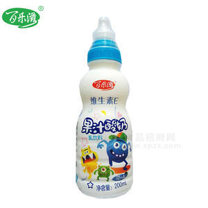 百樂(lè)滋維生素E果汁酸奶乳飲料200ml