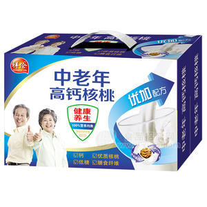 祥伦中老年高钙核桃乳饮料