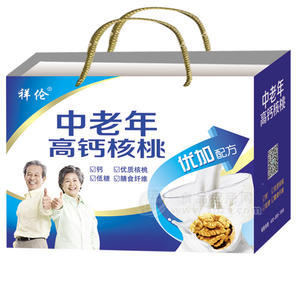 祥伦中老年高钙核桃乳饮料 礼盒装