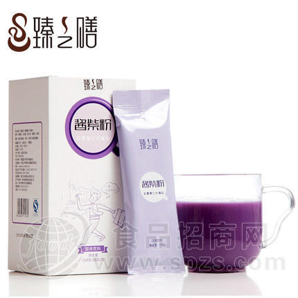 新品上市 臻之膳 酱紫粉 紫薯薏仁奶 早餐就是要酱紫