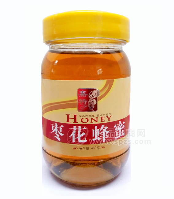 嘉特-棗花蜂蜜460g圓瓶-康利多食品