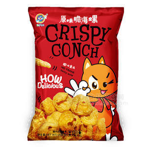 藍貓 原味脆海螺20g 膨化食品