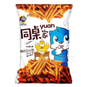 蓝猫 同桌yuan家韩式点心面17g 膨化食品