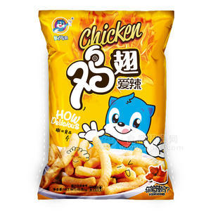 蓝猫 爱辣鸡翅46g 膨化食品
