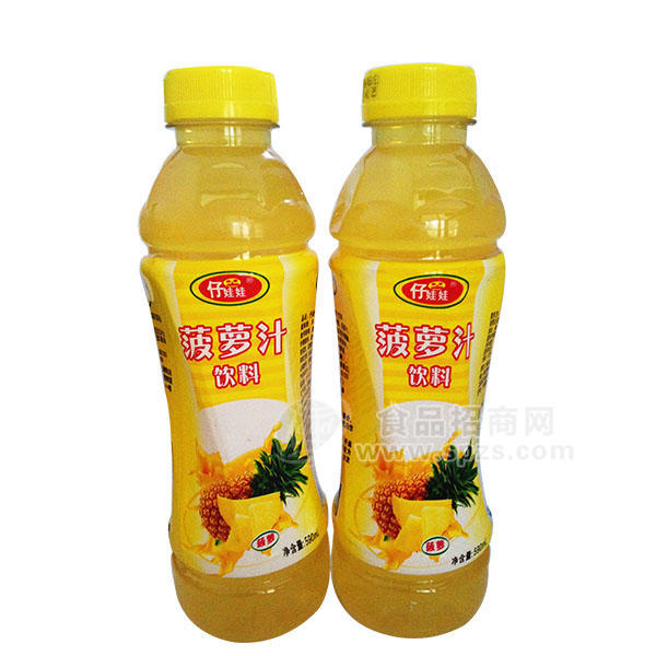 仔娃娃 果汁飲料 菠蘿汁 590ml