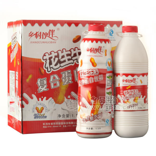 鄉(xiāng)村伙伴 花生牛奶復合蛋白飲料1.5L