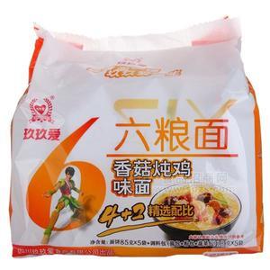 玖玖愛 香菇燉雞味面 袋裝六糧面