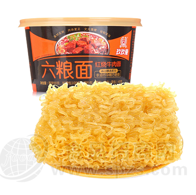玖玖爱 红烧牛肉味六粮面