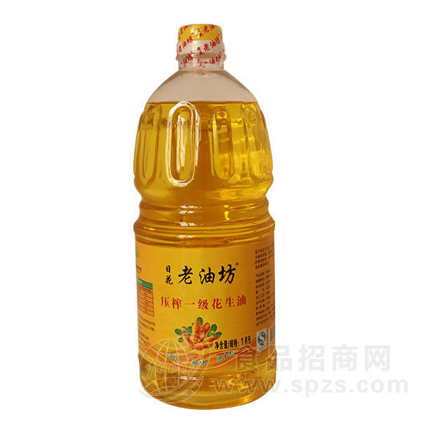 日花 老油坊 一级压榨花生油 1.8L