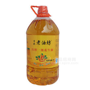 日花 老油坊 一級(jí)壓榨花生油 5L