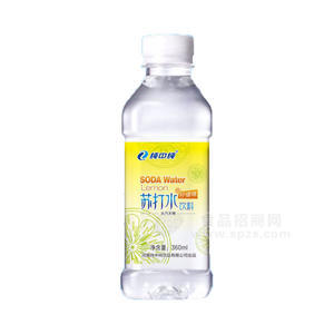 純中純蘇打水飲料 檸檬味 360ml