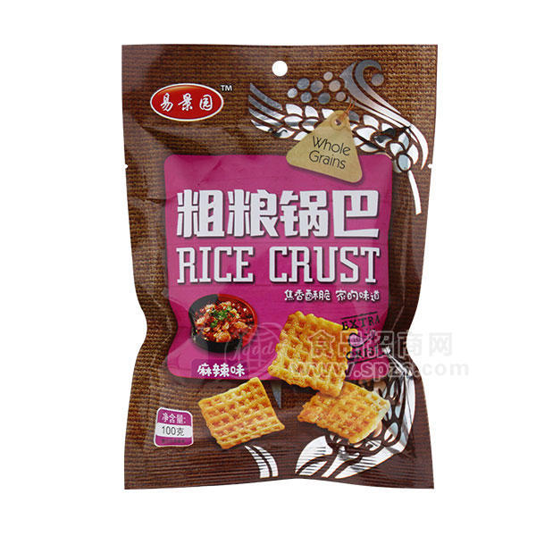·易景园粗粮锅巴麻辣味100g休闲食品 