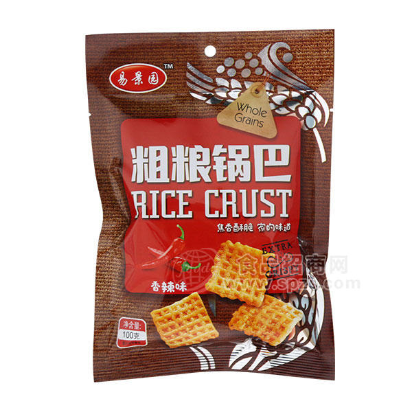 ·易景园粗粮锅巴香辣味100g膨化食品 