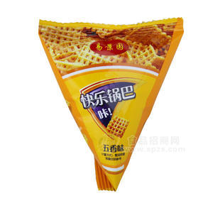 易景園快樂(lè)鍋巴五香味散稱 休閑食品