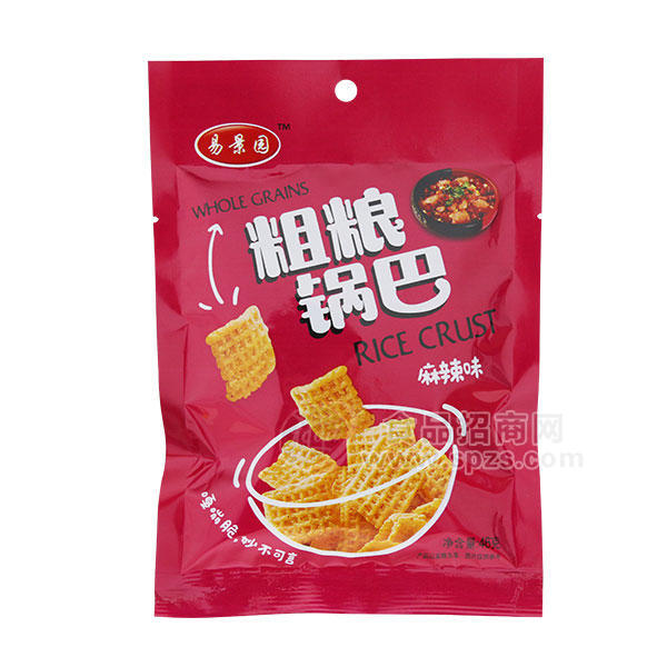 ·易景园粗粮锅巴麻辣味46g休闲食品 