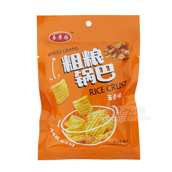 ·易景园粗粮锅巴五香味46g休闲食品 