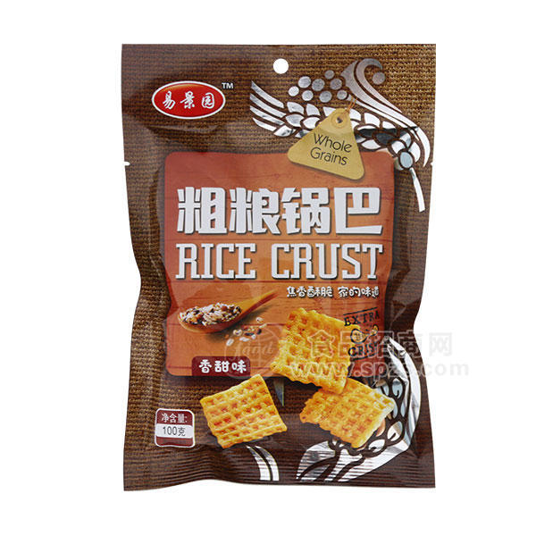 ·易景园粗粮锅巴香甜味100g膨化食品 