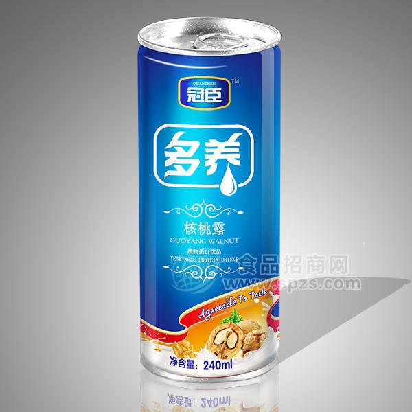·冠臣 多养核桃露 植物蛋白饮料 240ml 