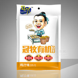 冠牧 有机豆干 鸡汁味 70g