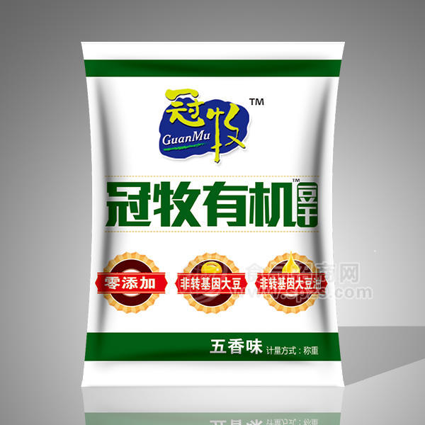 ·冠牧 有机豆干 五香味 
