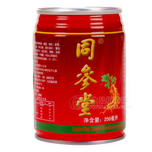 同參堂 長白山冰泉人參合成飲料   250ml